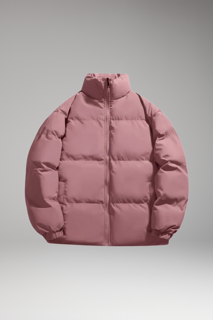 Men's Quilted Jacket Zipper Closure - 
Fashinoza
