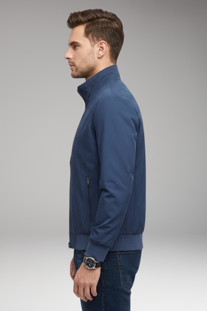 Men's Stand Up Collar Zip Jacket