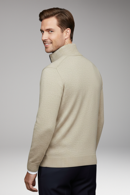 Men's Stand Up Collar Zipper Jacket