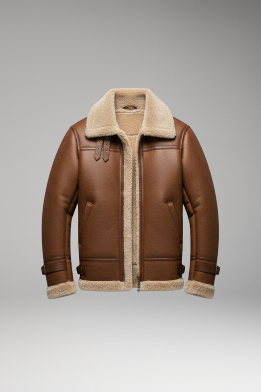 Men's Synthetic Jacket Front Zipper - 
Fashinoza