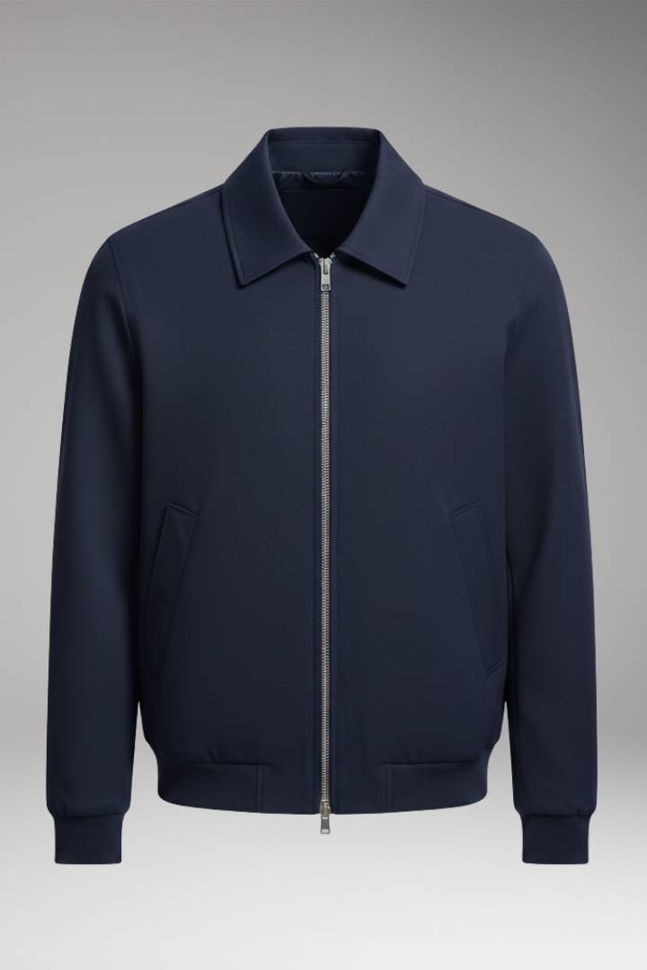 Men's Zip Jacket With Pockets - 
Fashinoza