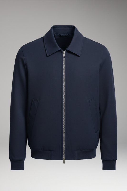 Men's Zip Jacket With Pockets - 
Fashinoza
