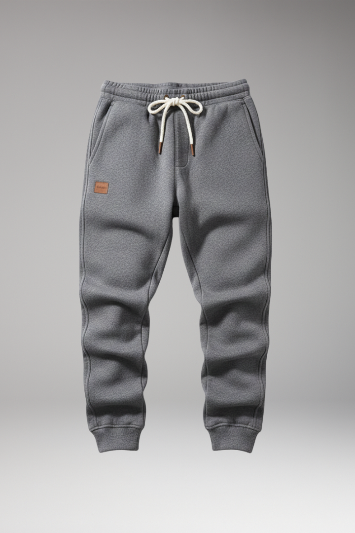 Men's Jogging Pants Drawstring Ribbed Cuffs - 
Fashinoza