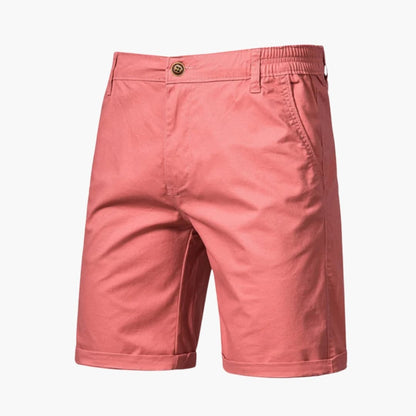 Men's Knee-Length Shorts Zip Closure