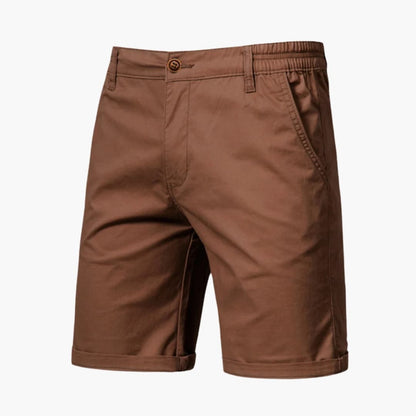 Men's Knee-Length Shorts Zip Closure
