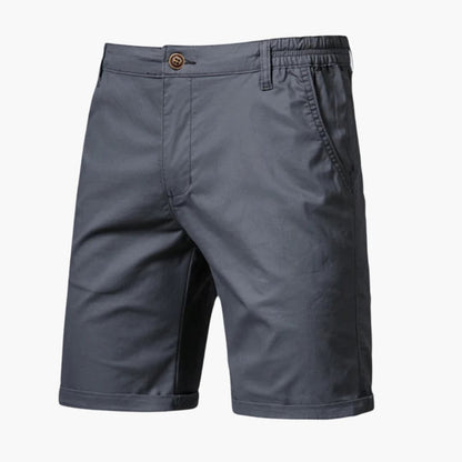 Men's Knee-Length Shorts Zip Closure