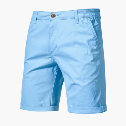 Men's Knee-Length Shorts Zip Closure