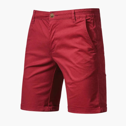 Men's Knee-Length Shorts Zip Closure