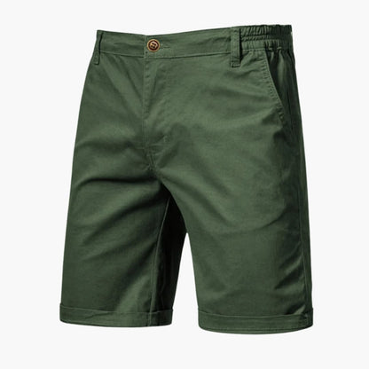 Men's Knee-Length Shorts Zip Closure