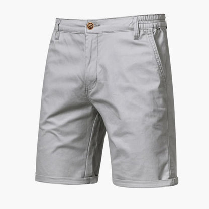 Men's Knee-Length Shorts Zip Closure