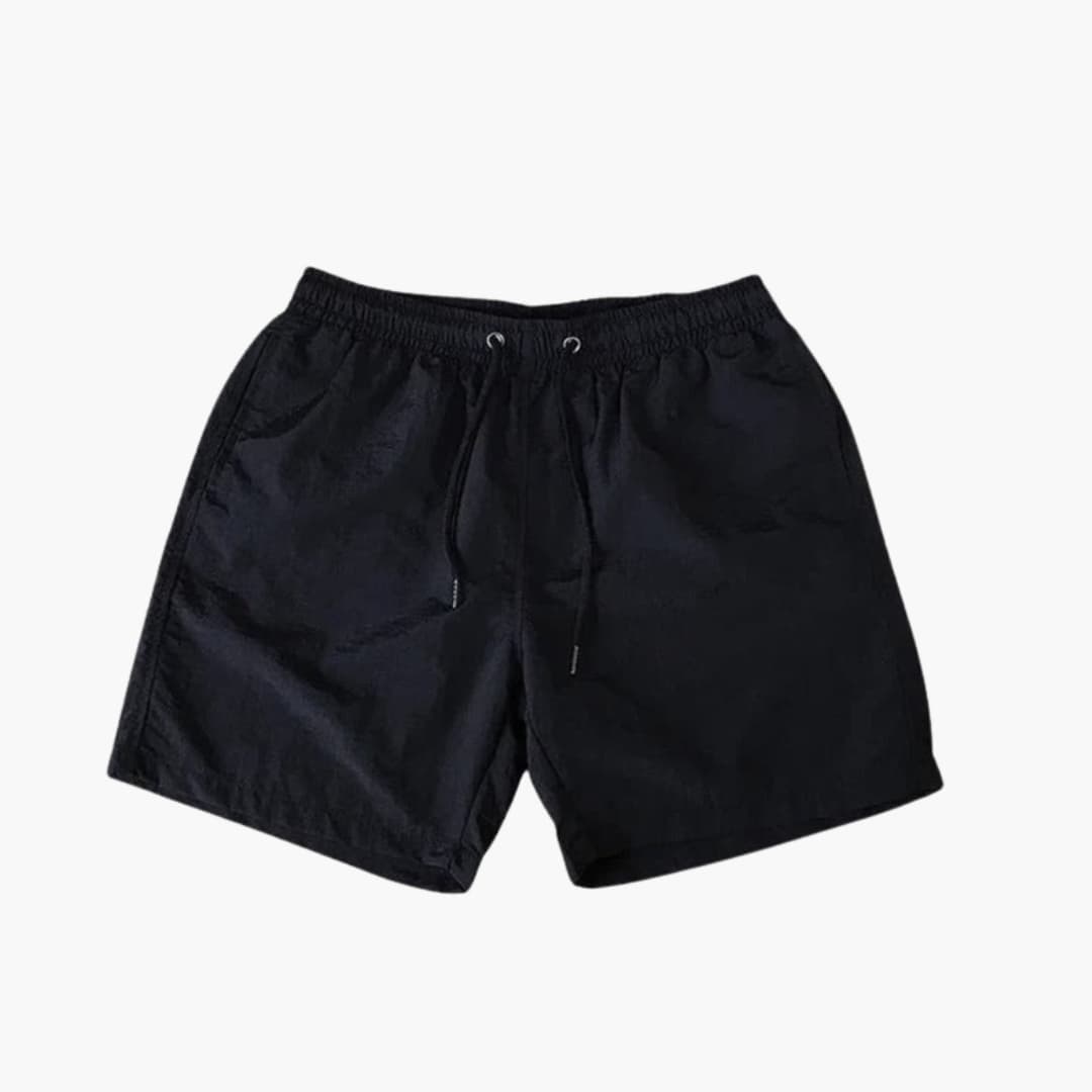 Men's Knee Length Shorts Drawstring Zip Pockets - Fashinoza