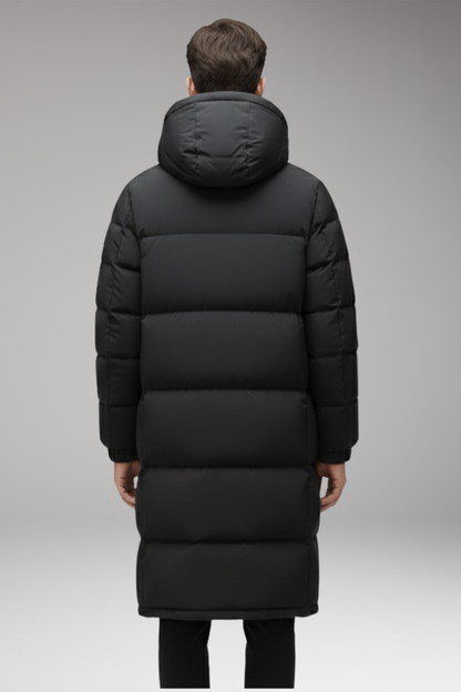 Men's Quilted Hooded Jacket