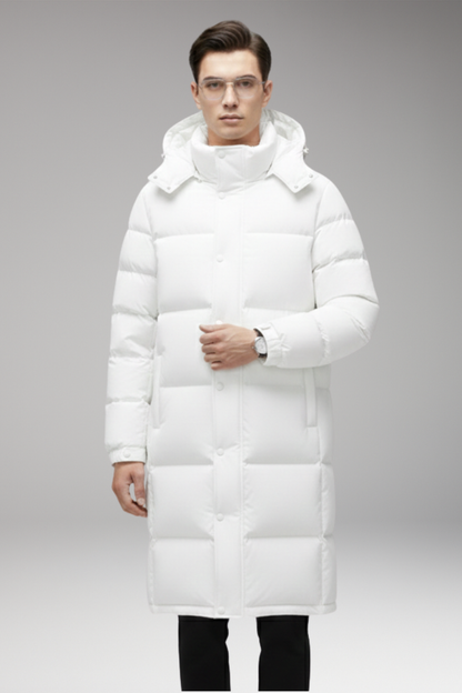 Men's Quilted Hooded Jacket
