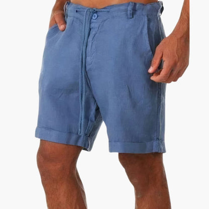 Men's Drawstring Shorts Mid-Length with Side Pockets