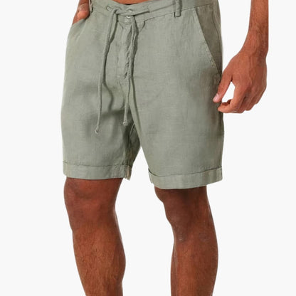Men's Drawstring Shorts Mid-Length with Side Pockets