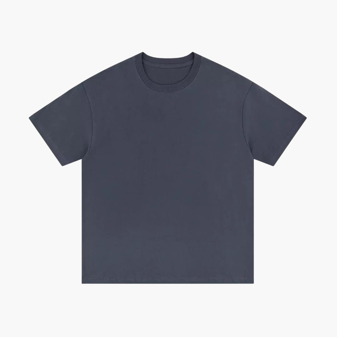 Men's Short Sleeve T-Shirt Crew Neck Oversized - Fashinoza