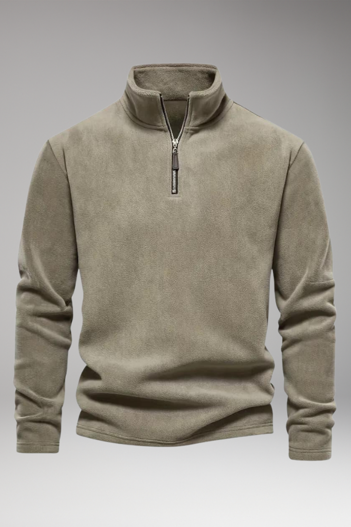 Men's Fleece Pullover Zip Closure - 
Fashinoza