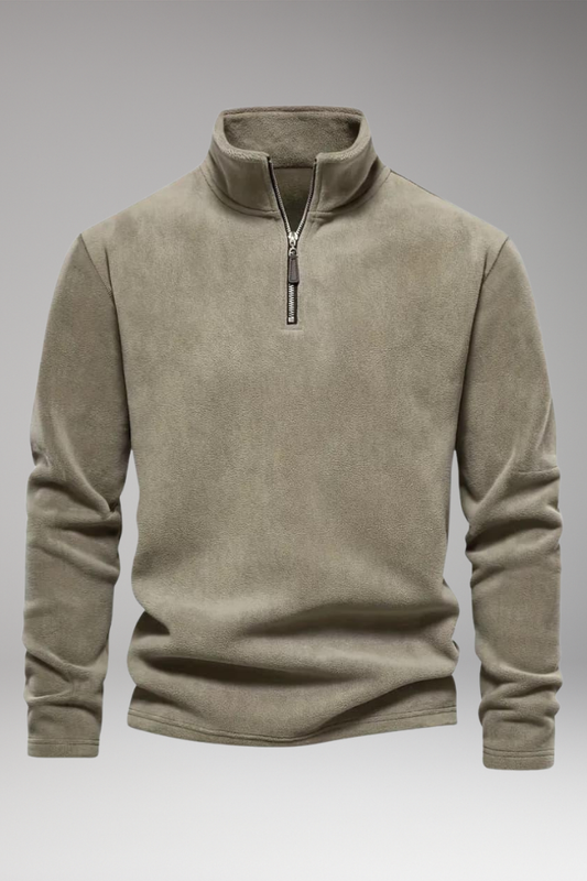 Men's Fleece Pullover Zip Closure - 
Fashinoza