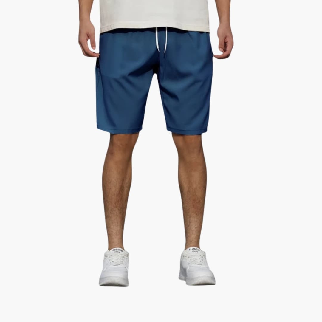 Men's Quick-Dry Athletic Shorts Elastic Waistband Drawstring