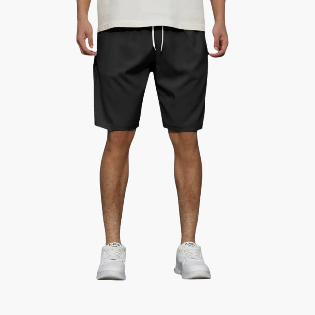 Men's Quick-Dry Athletic Shorts Elastic Waistband Drawstring