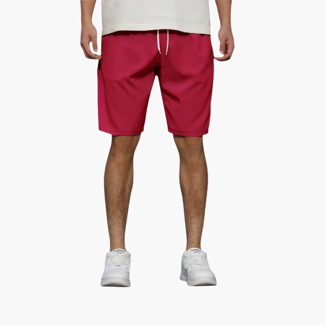 Men's Quick-Dry Athletic Shorts Elastic Waistband Drawstring