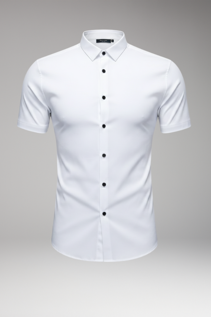 Men's Classic Collar Button Front Shirt - 
Fashinoza