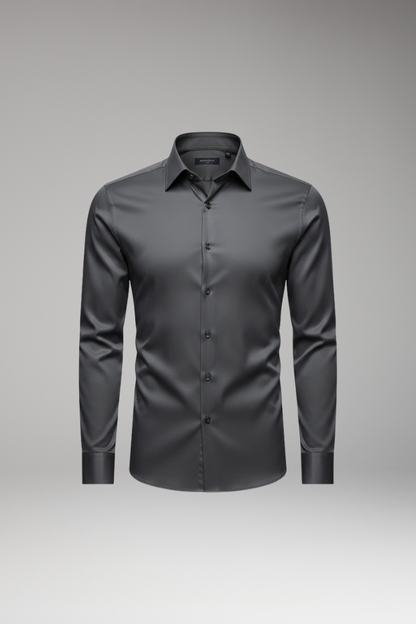 Men's Pointed Collar Dress Shirt Button Front - 
Fashinoza