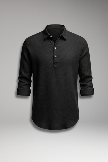 Men's Classic Fit Dress Shirt Straight Collar - 
Fashinoza