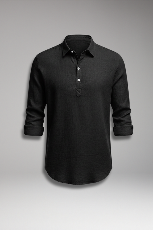 Men's Classic Fit Dress Shirt Straight Collar - 
Fashinoza