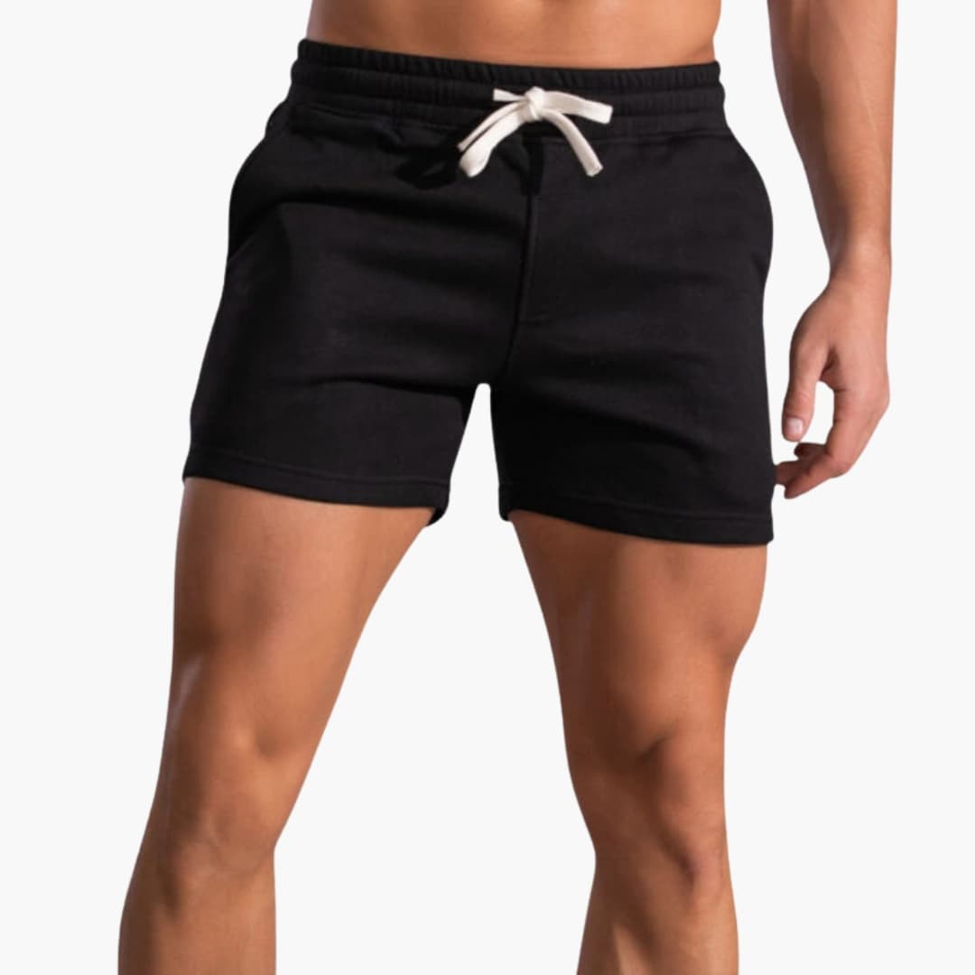 Men's Elastic Waist Shorts Drawstring Adjustable