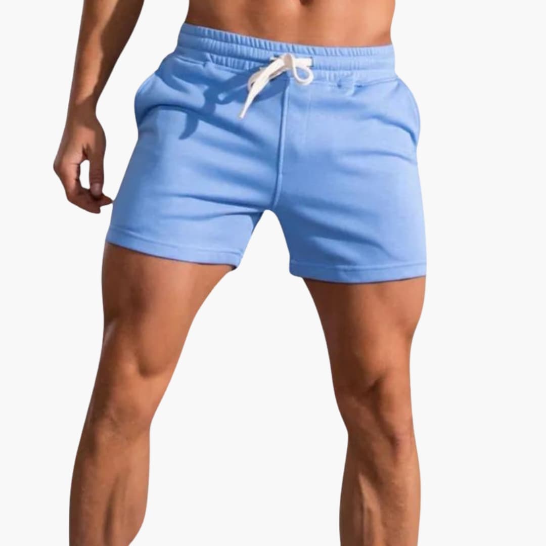 Men's Elastic Waist Shorts Drawstring Adjustable