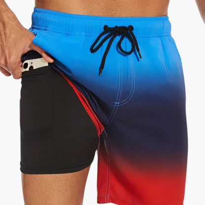 Men's Elastic Waist Shorts Drawstring Adjustable