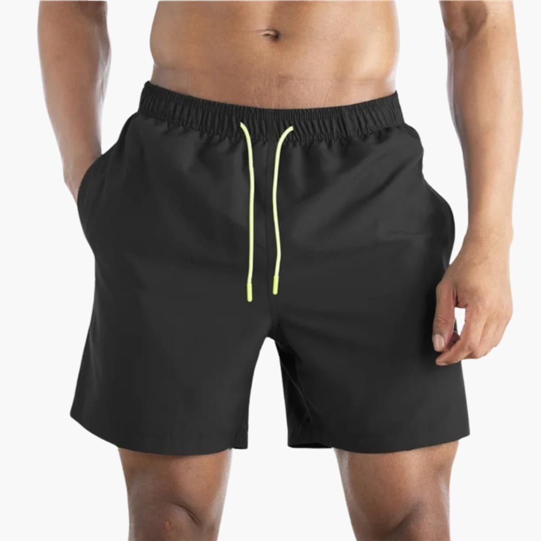 Men's Elastic Waist Shorts Stretchable Fabric