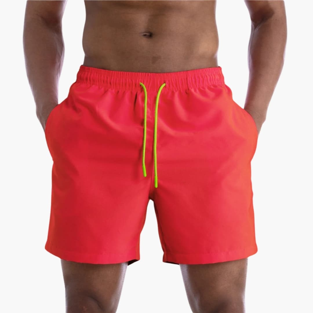 Men's Elastic Waist Shorts Stretchable Fabric
