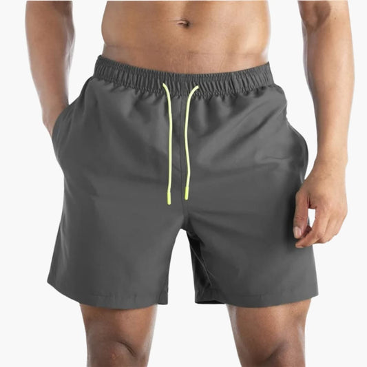 Men's Elastic Waist Shorts Stretchable Fabric - Fashinoza