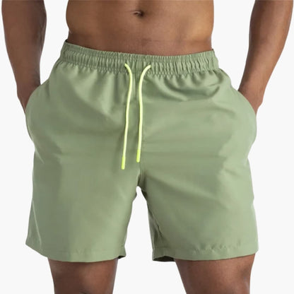 Men's Elastic Waist Shorts Stretchable Fabric
