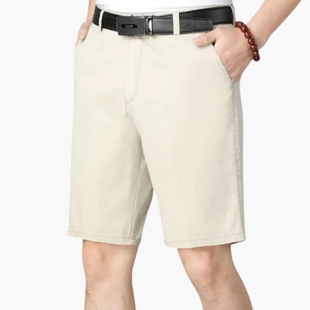 Men's Slim Fit Shorts Zip Fly Belt Loops - Fashinoza