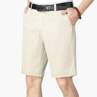 Men's Slim Fit Shorts Zip Fly Belt Loops - Fashinoza
