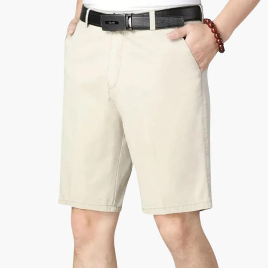 Men's Slim Fit Shorts Zip Fly Belt Loops - Fashinoza