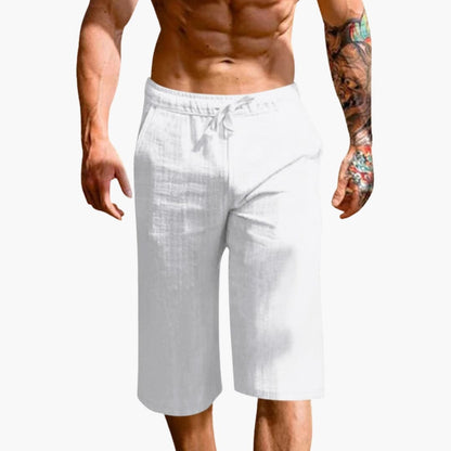 Men's Athletic Shorts Elastic Waist Straight Leg - Fashinoza