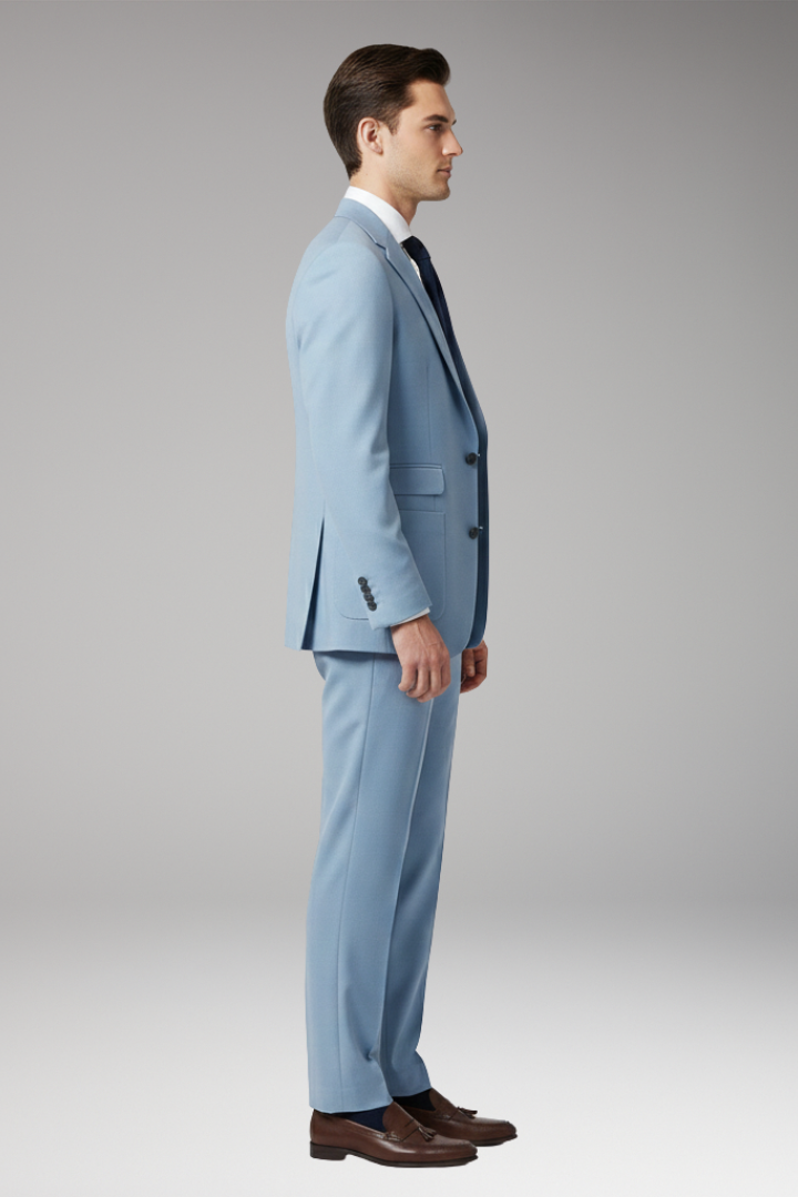 Men's Blazer Suit Set Straight Leg Trousers