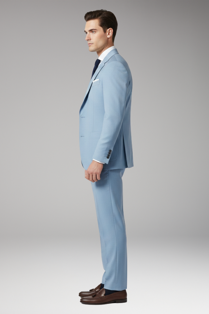 Men's Blazer Suit Set Straight Leg Trousers