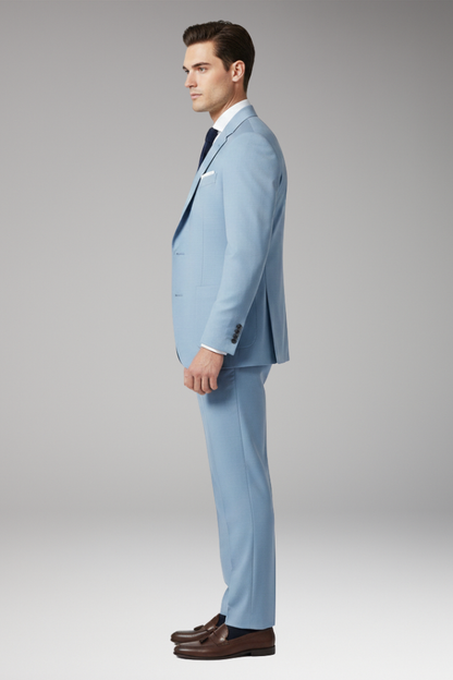 Men's Blazer Suit Set Straight Leg Trousers