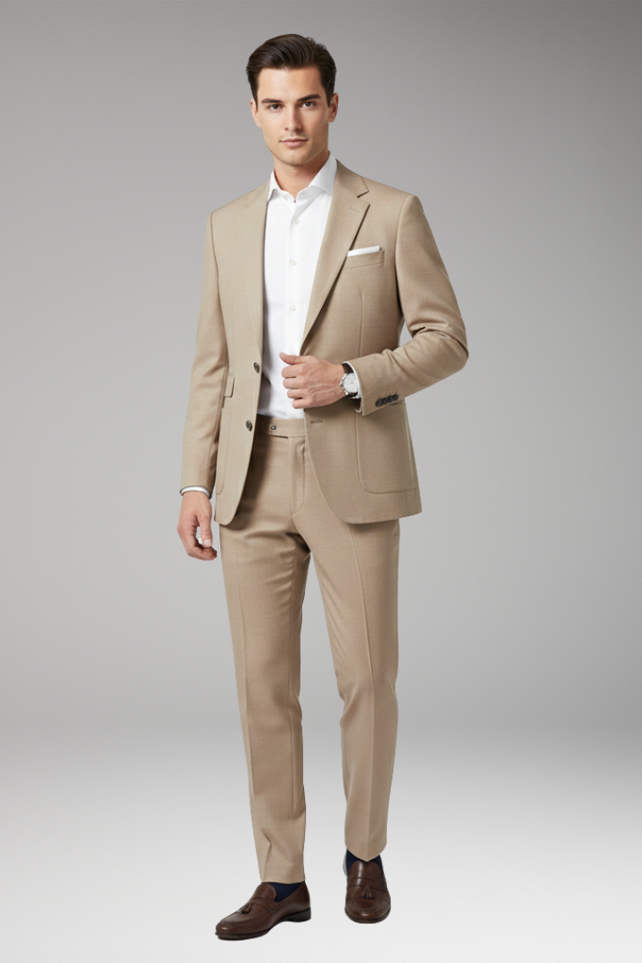 Men's Blazer Suit Set Straight Leg Trousers