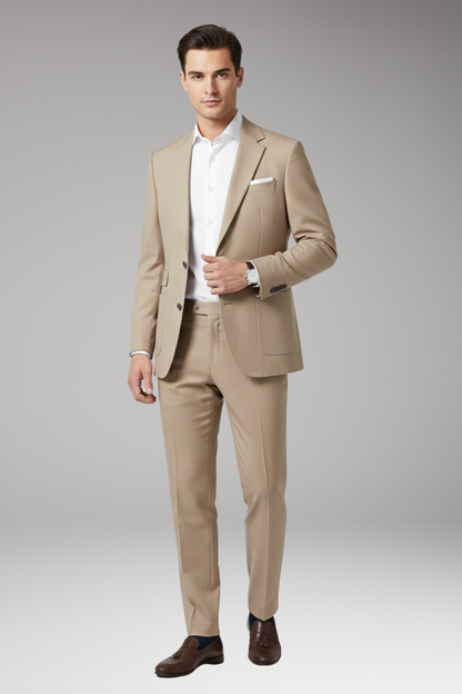 Men's Blazer Suit Set Straight Leg Trousers