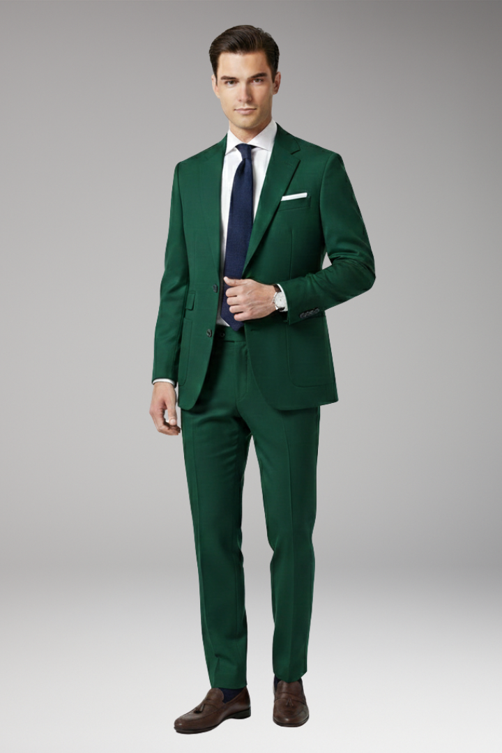 Men's Blazer Suit Set Straight Leg Trousers