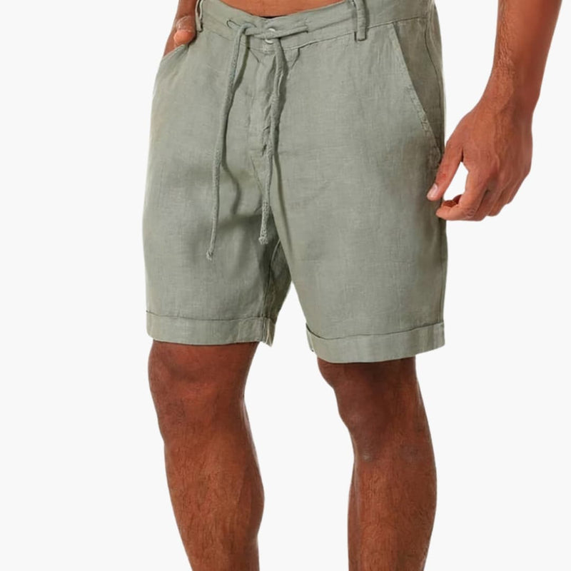 Men's Summer Pants Drawstring Tapered Legs