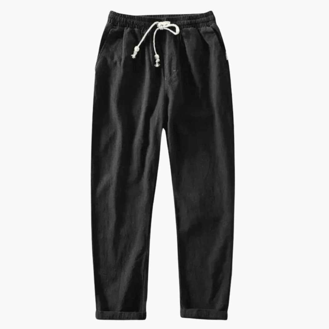Men's Elastic Waist Pants Loose Fit - Fashinoza