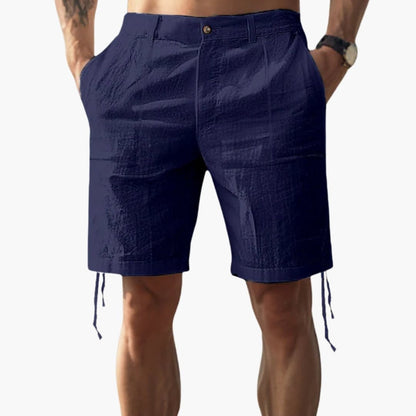 Men's Elastic Waist Straight Leg Summer Shorts
