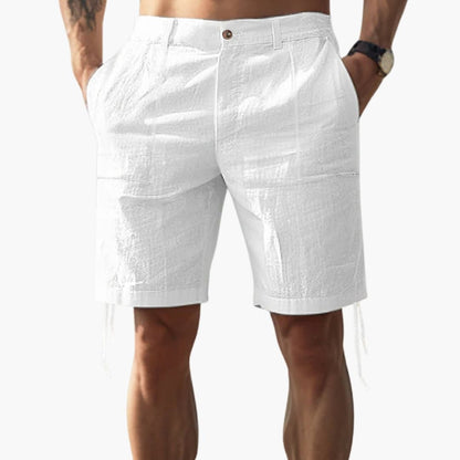 Men's Elastic Waist Straight Leg Summer Shorts
